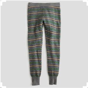 J Crew Fair Isle Knit Joggers, size XS